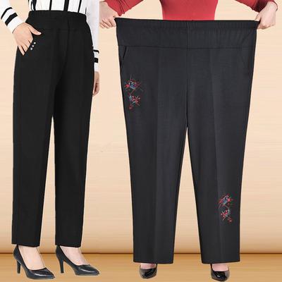 Pantalons décontractés surdimensionnés XL-8XL pour femmes, pantalons longs et amples, taille haute, pantalons pour femmes, pantalons extensibles pour femmes, printemps/automne