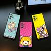 A-Aggretsuko-KO Phone Case For Samsung Galaxy A73,A72,A71,A70,A53,A52,A51,Soft Silicone Black Cover