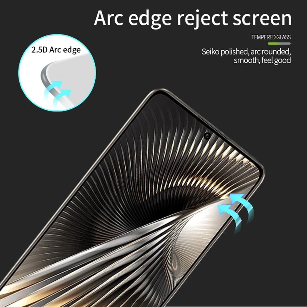 MOFI JK Series-1 for Xiaomi Redmi Turbo 3 5G/Poco F6 5G Screen Protector HD Shatterproof 2.5D Arc Edge Film