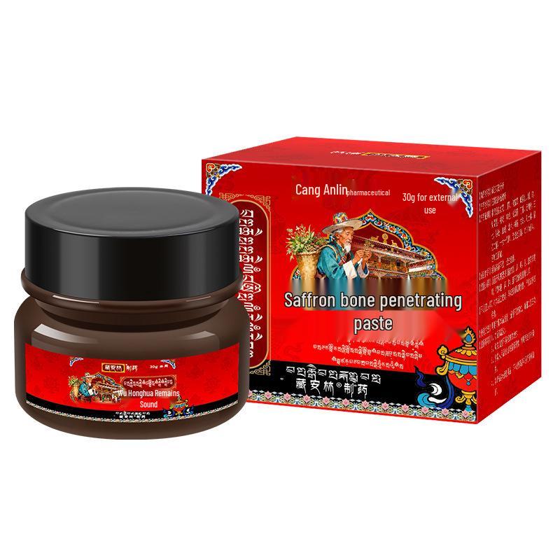 Saffron Mugwort Acupoint & Joint Massage Cream for Neck, Shoulder, Waist, Leg, and Tendons