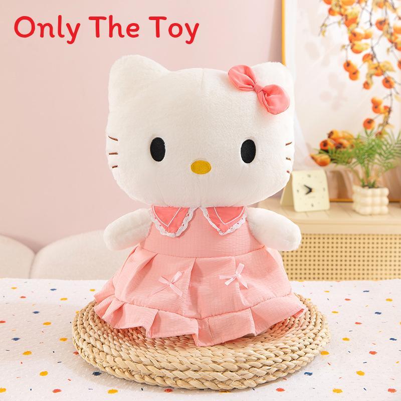 Kt Kat Plüschtier mit Kleid Cartoon Stoffpuppe für Valentinstagsgeschenk
