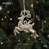 New Exquisite Christmas Ornaments Angel Elk DIY Christmas Tree Pendant Christmas Tree Hanging Ornaments Xmas Party