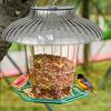 Plastic Protective Dome Cover for Hanging Birds Feeder Weatherproof Hummingbird Feeder Rain Guard Squirrel Baffle