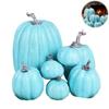 Artificial Pumpkin Decoration Durable Festive Pumpkin Fall Harvest Decor Set 7 Assorted Sizes Artificial Pumpkins for Halloween