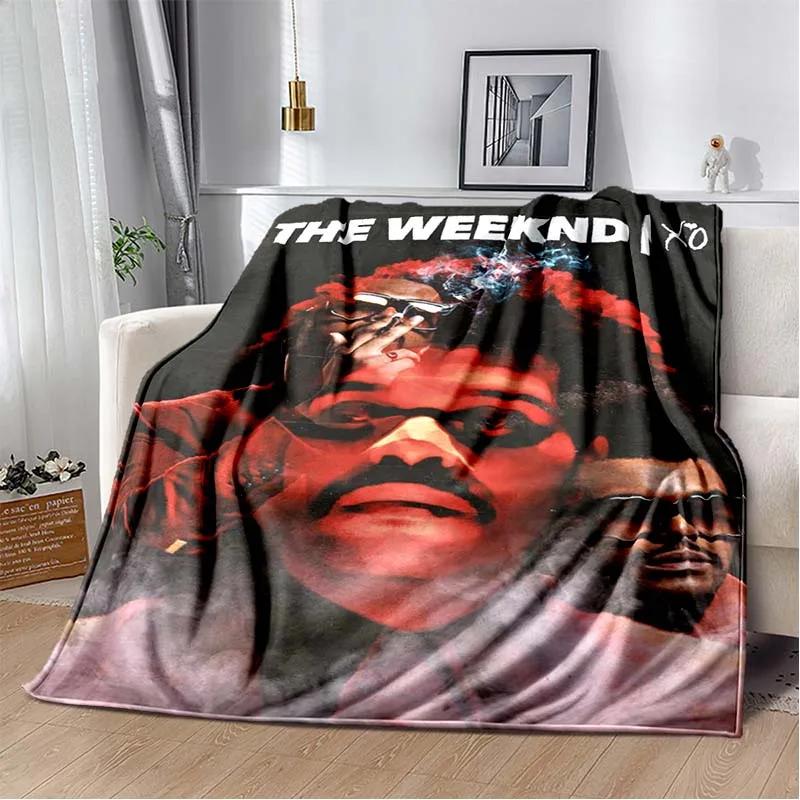 New Singer Star TThe Weeknd Soft Plush BlanketFlannel Blanket Throw Blanket for Living Room Bedroom Bed Sofa Picnic Cover Kids