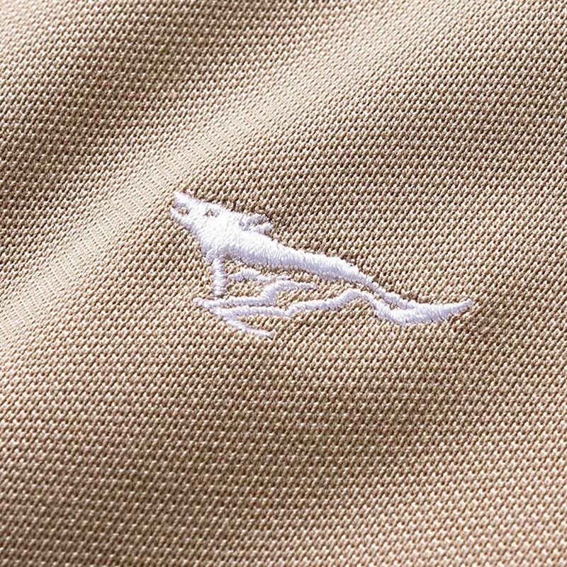 Seven Wolves Herren Sommer Maulbeerseide 5A Antibakterielles Poloshirt