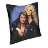 Fashion Johnny Hallyday Cushion Cover X Soft Singer French France Pillow Case for Car Square Pillowcase Home Decorative