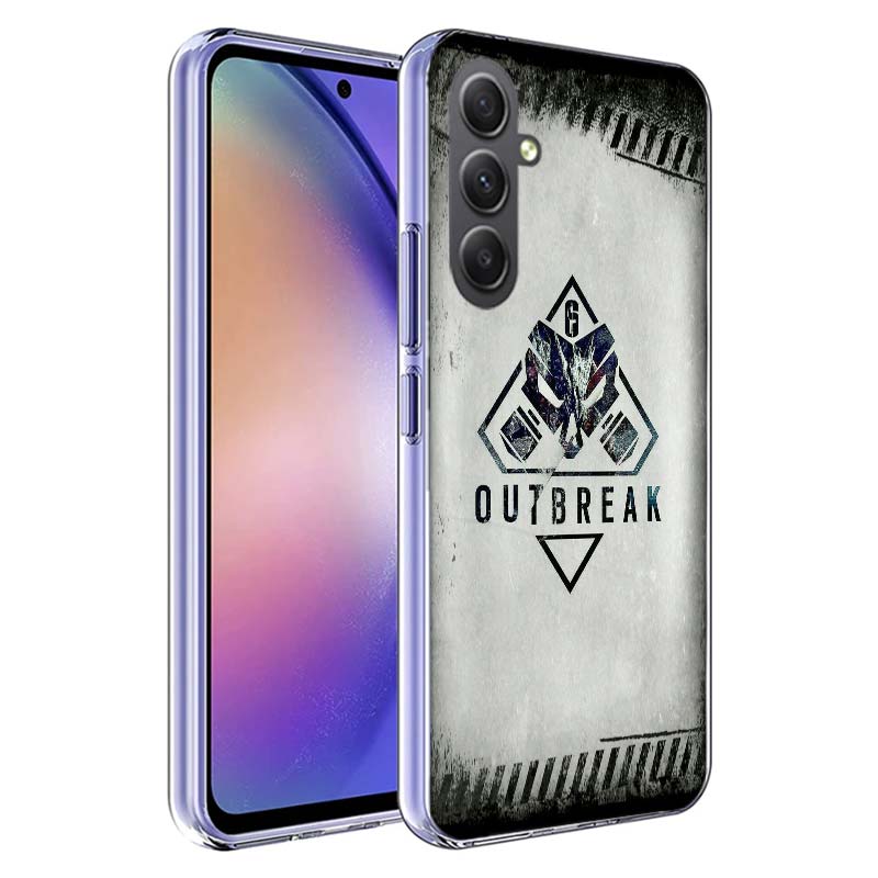 Game Rainbow S-Six S-Siege Phone Case for Samsung A17 A37 A57 A07 A16 A26 A36 A56 A06 A02S A12 A22 A32 A52S A04S A14 A24 A34 A54