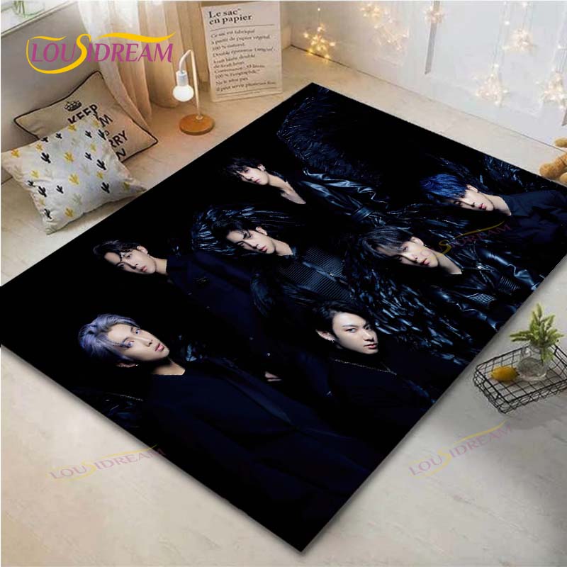 

Kpop Bangtan Boys BTS Ковер Гостиная Спальня Прикроватный Коврик Кабинет Коврик под Компьютерный Стул Домашняя Мода Напольный Ковер Ковер 40cm x 60cm