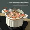 ZISIZ Enamel Micro-Pressure Stew Pot