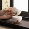 Ceramic Kung Fu Tea Cup Chinese Creative Handmade Single Cup Tea Bowl Household Small Teacup Drinking Utensils Teaware New