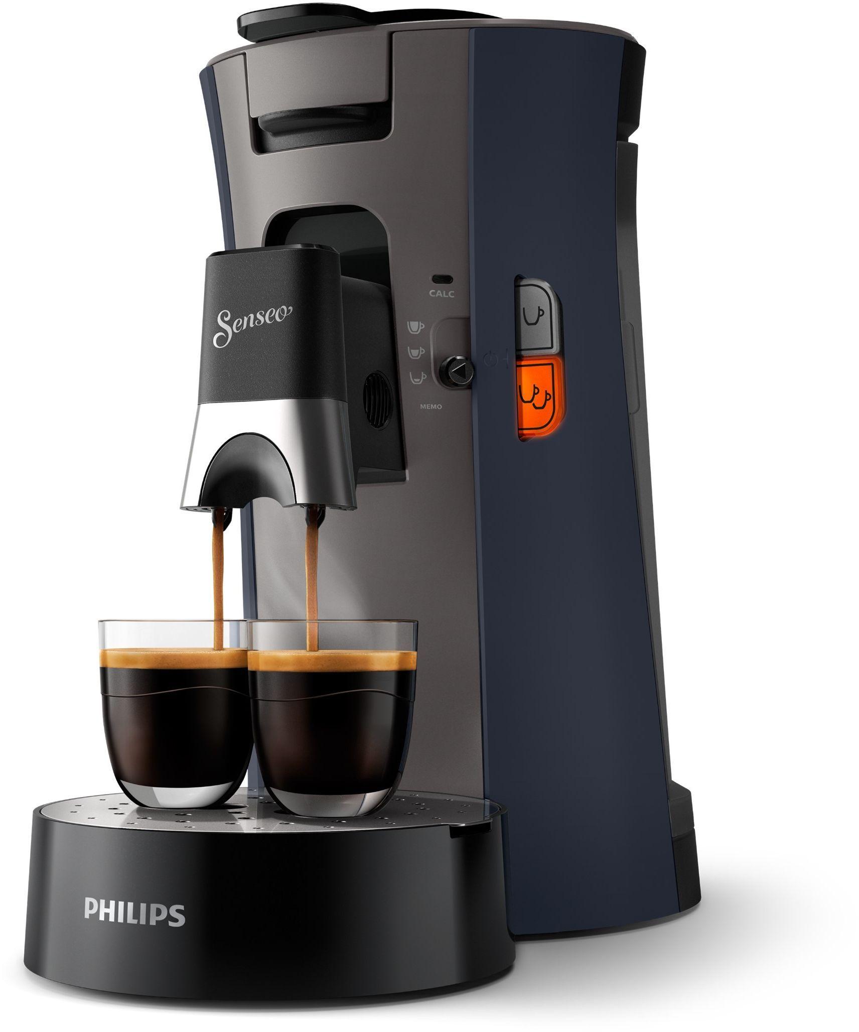 Kapsel-Kaffeemaschine - PHILIPS - SENSEO - CSA240/71 - Select - Nachtblau