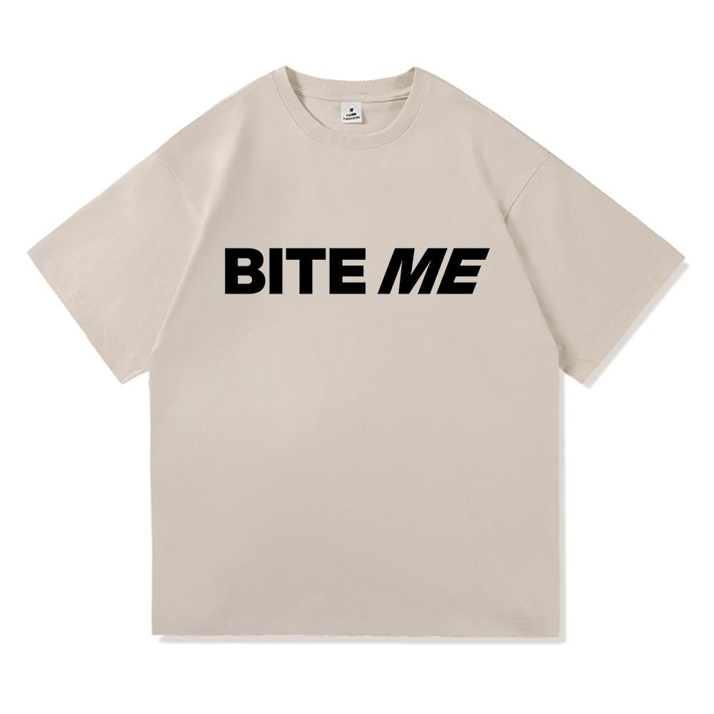 

Rapp Bite Me TShirt Retro Fashion Men women Clothing Retro Harajuku High Quality Clothes Vintage Cotton TShirts Tops S