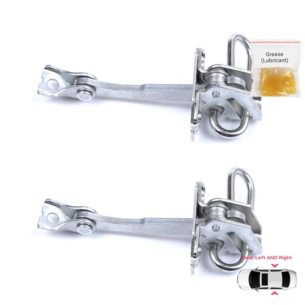 EDP1283-1 2 Pieces Rear Door Hinge Stop Check Strap Limiter for Fiat Idea Lancia Musa 350 2004-2012 51782471