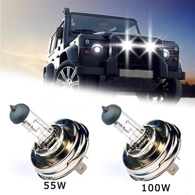 Hippcron 2 Stück(1 Paar) H4 P45T 12V 60/55W Klarglas 3800K Scheinwerfer Autolampen Halogenlampen KOSTENLOSER VERSAND