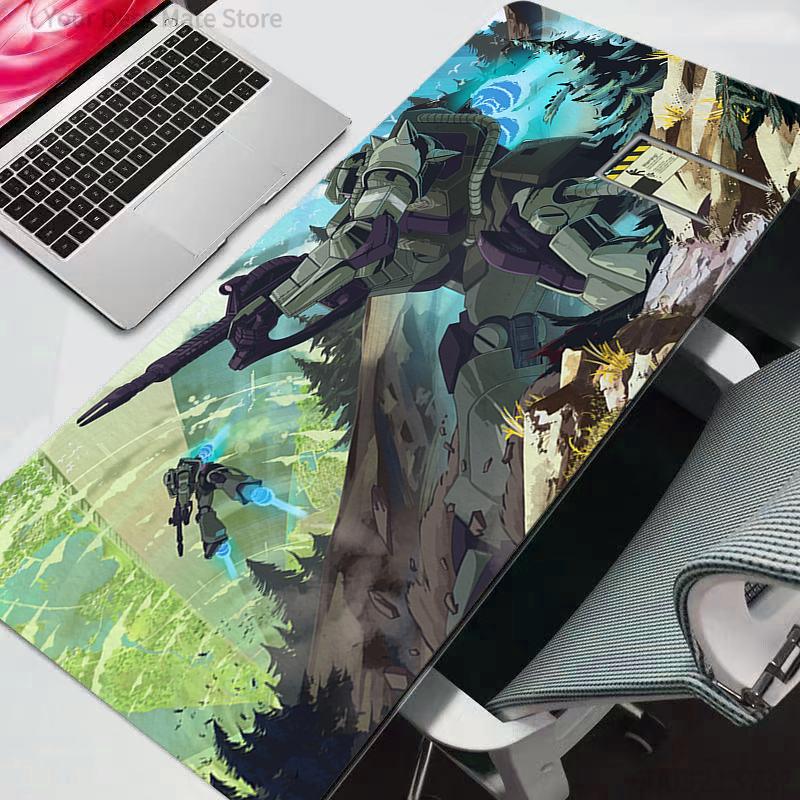 Mouse pad Computer Mobile Suit Gundam Laptop Anime Keyboard Mouse Mat Large Mousepad Keyboards Gamers Decoracion Desk Mat