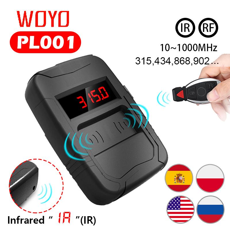 10MHZ To 1000MHZ Car Key Frequency Tester for 315,433,868,902MHZ, Door RF TV Infrared IR Remote Control Detector Diagnostic Tool