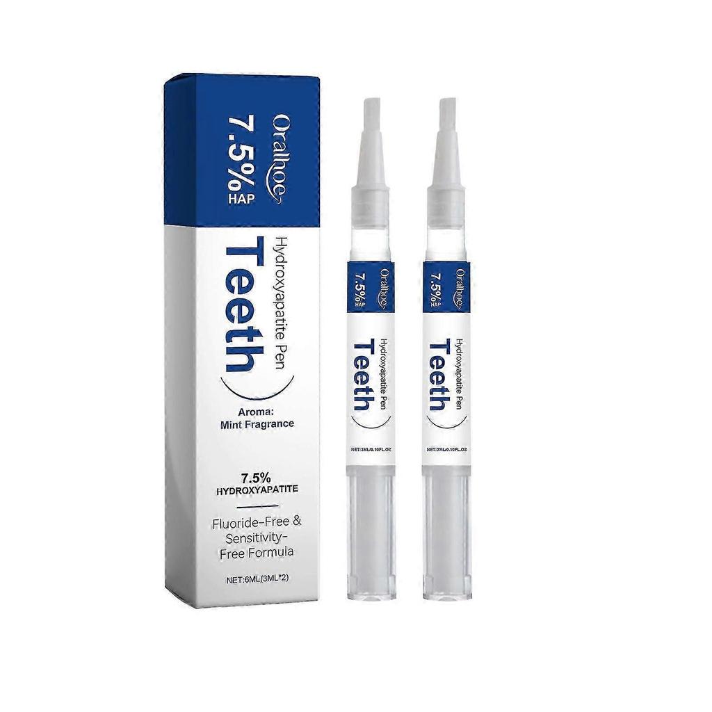 Oralhoe Teeth Stain Remover Pen, Teeth Tea Stain Cleaning, Refreshing and Enhancing Teeth Brightness, Gentle and Caring for Beautiful Teeth less
