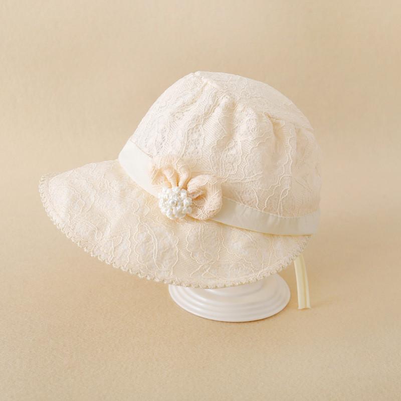 Spitze Prinzessin Fischerhut Dünn Frühling Sommer Sonnenschutz Niedlich Super Niedlich Modisch