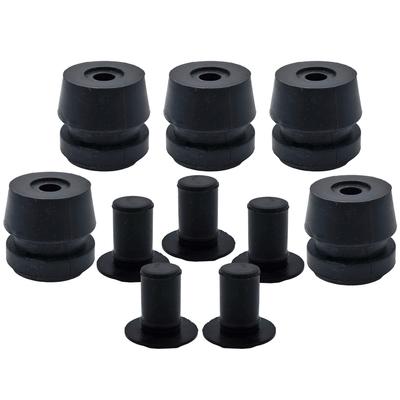 Kit de bouchons d'amortisseur annulaire en caoutchouc pour tronçonneuse Pour tronçonneuses chinoises 2500 25CC 2500 Zenoah Komatsu G2500 Pièces de rechange