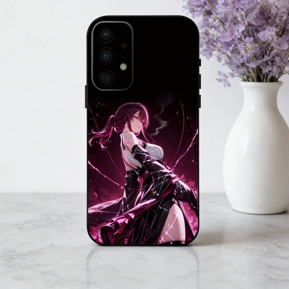 K-Kafka H-Honkai S-Star R-Rail Phone Case For Samsung Galaxy A73,A72,A71,A70,A53,A52,A51,Soft Silicone Black Cover
