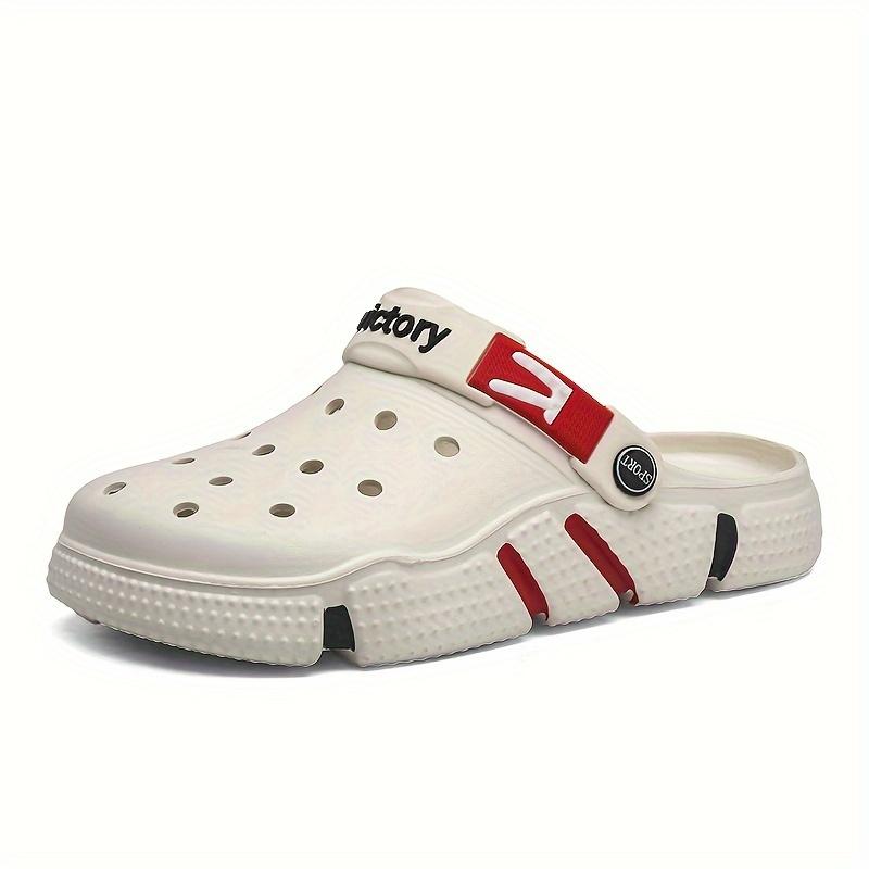 Men's Casual Comfortable Soft Sole Clogs, Breathable Lightweight Clogs for Indoor Outdoor Beach, Summer