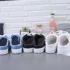 Canvas shoes new women's spring summer white shoes flat baseplate shoes lazy shoes half a tray