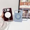 Case For Apple iPhone Duo For Foldable iPhone Duo For Magsafe With 360° Rotation Magnetic Ring Stand Luxury Bling Glitter Cover