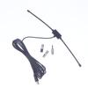 1 Set Fm F-Head Sheep Horn Antenna For Car Fm Tv Radio Station 75 Ohms F Female Head To Tv3.5 Mono Fm Radio Antenna
