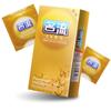 Celebrity Ultra-Thin Dynamic Threaded Condoms: Smooth, Liquid Lubricated, 0.02mm for Stylish, Enhanced Experience.