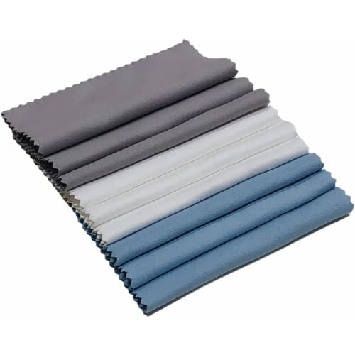 Mini-sized compound polishing cloths for hobby use. 3 colors, 3 sheets each, total 9 pieces. Compound cloths. For polishing and polishing with compoun