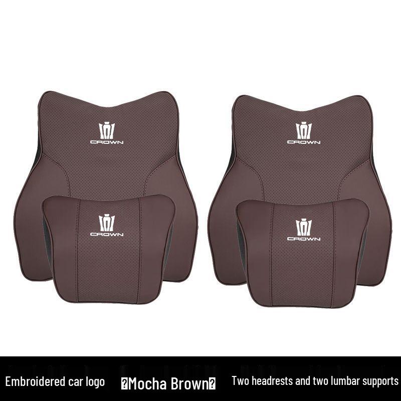 Подушка для подголовника и поясничной поддержки Crown Land Cruiser для Toyota Crown/Vellfire 12-14 поколений Headrest 1 pc