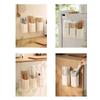 Large Capacity Magnetic Storage Box Plastic Straw Holder  Refrigerator Side