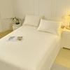 Drap de lit style crème Doux et respectueux de la peau Literie pour lit simple double