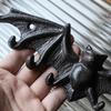 Vintage litinový držák na klíče Odolný proti korozi Nástěnný držák na klíče Netopýří háčky na klíče Dekorace předsíně