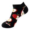 Spring Summer Socks Cute Funny Harajuku Cartoon Men Boat Oil Painting Food Casual Cotton Short Socks for Female Sox