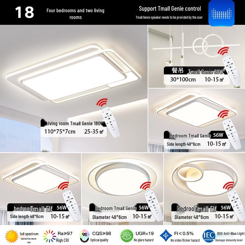 Modern Minimalist Eye Protection Ceiling Light for Living Room and Bedroom