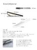 Tie Made in Brass Alligator Style [Tavarat] Pin, Men's, Japan, Striped, Regimental, (Silver)