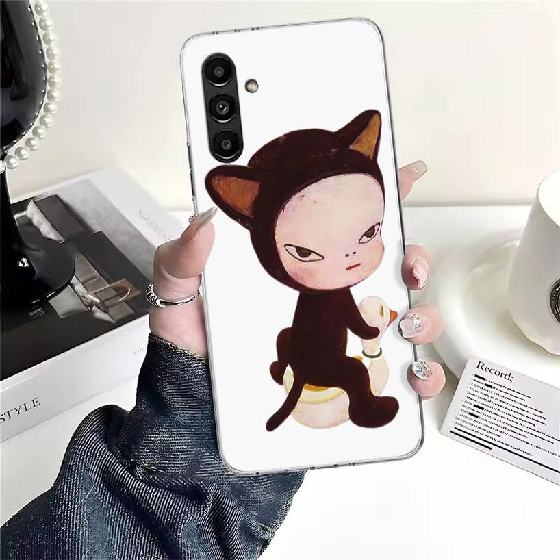 Y-Yoshitomo Nara Phone Case For Samsung Galaxy A13 A14 A15 A16 A17 A53 A54 A55 A56 A57 A33 A34 A35 A36 A37 A23 A24 A25 A26 Galax