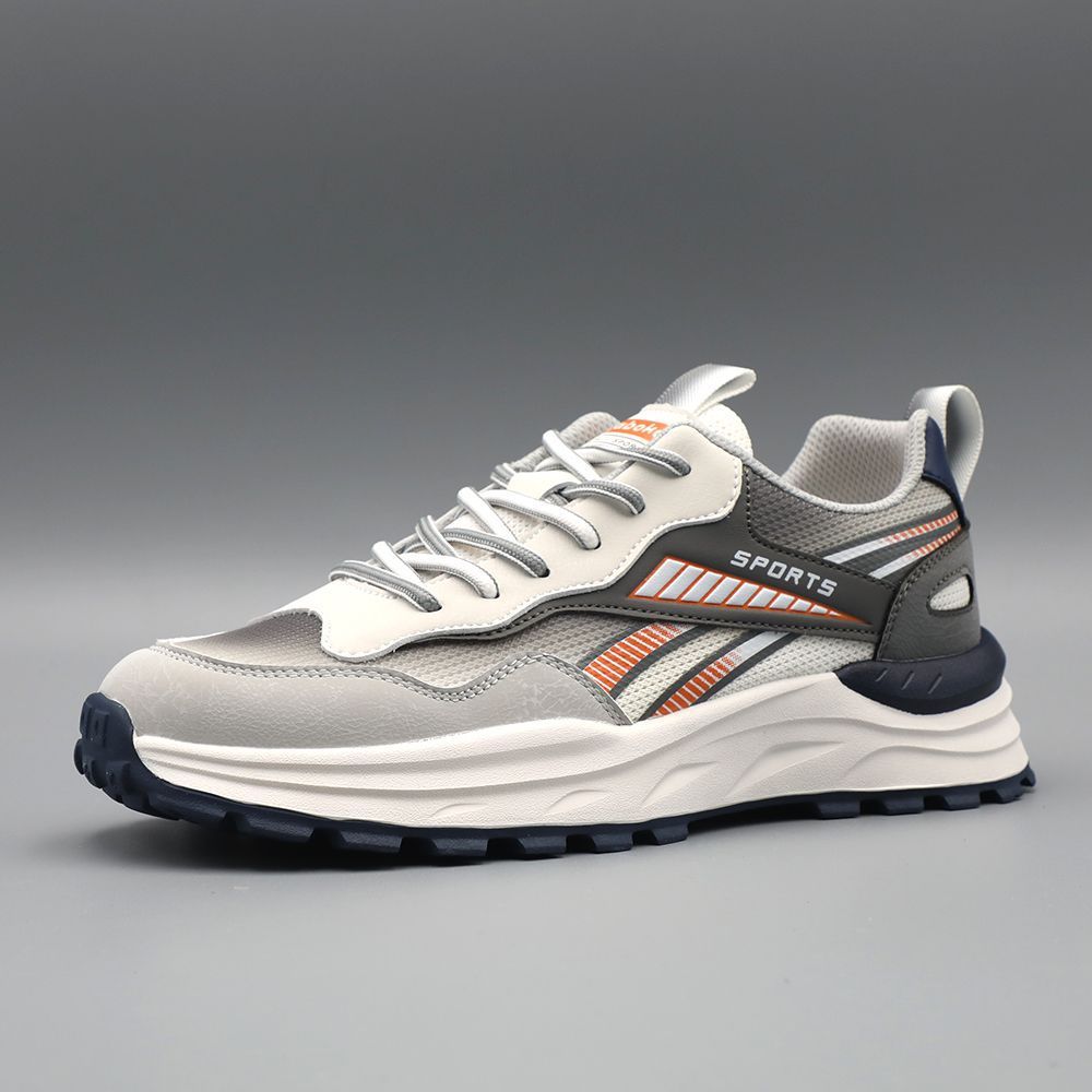 

Модная мужская обувь 2025 новая низкая шнуровка весна/лето сетчатая тонкая дышащая легкая универсальная повседневная спортивная обувь 39