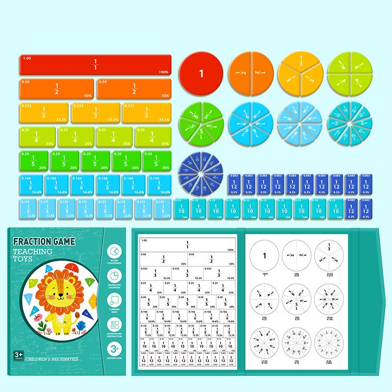 Magnetic Math Teaching Aids: Addition & Subtraction Learning Plate for Primary Students