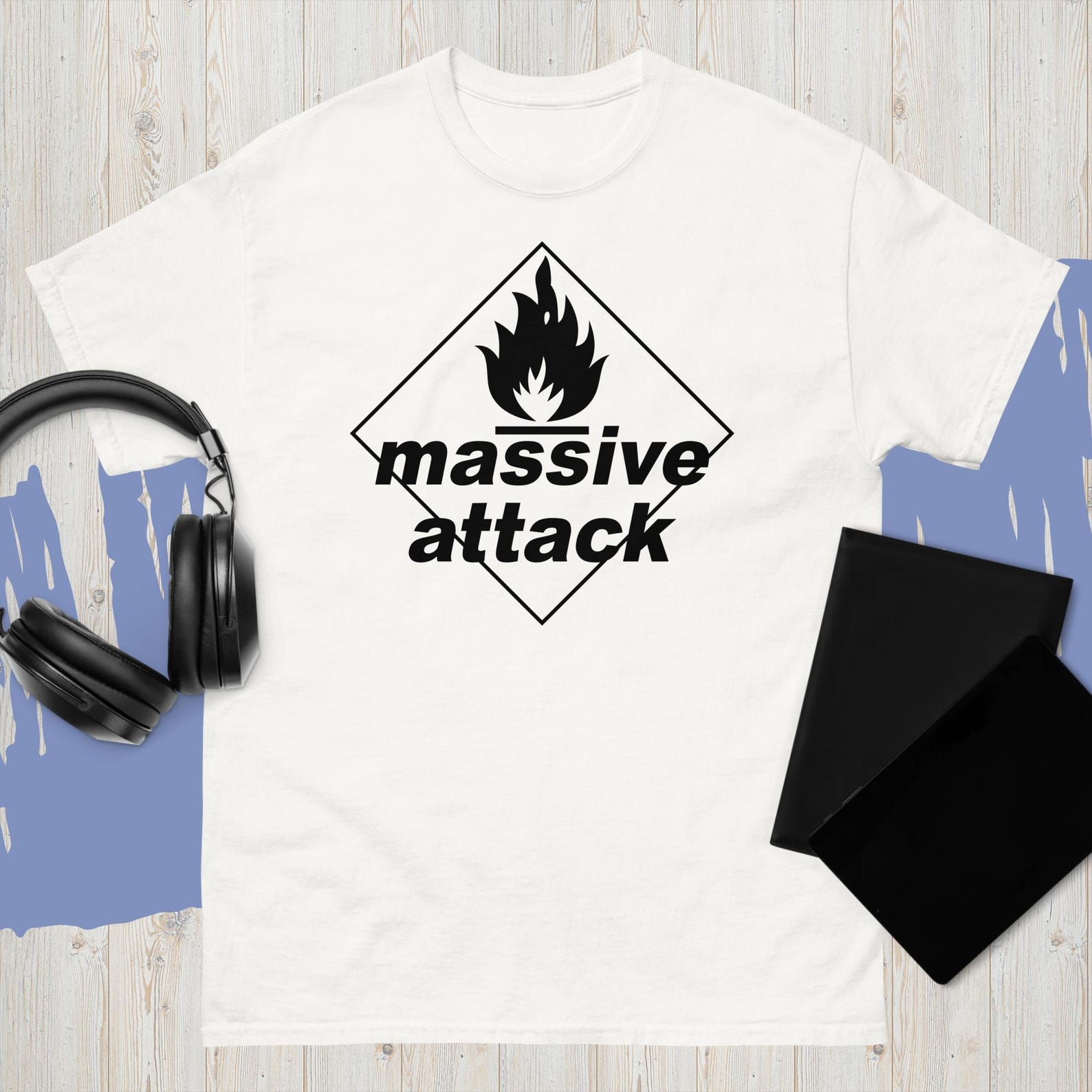 Massive Attack Graphic T-Shirt, High Quality Cotton Tee 4XL