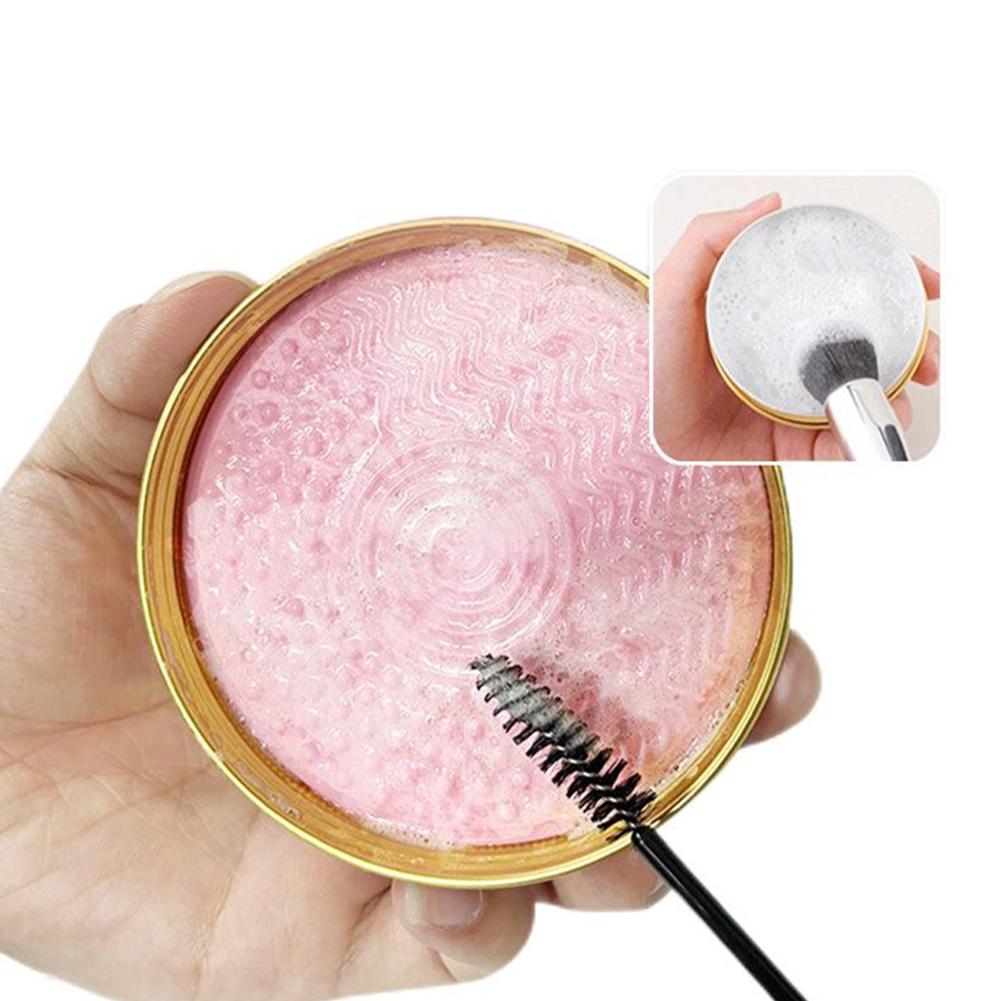 Makeup Brushes Cleaner Shampoo Soap Solid Brush Cleaning And Bar Cosmetic Brush Removes Dirty Cleaning Soap Color Stain Pad