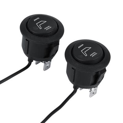 2x Car Seat Heater Switch Universal 3 Pin Round Heated Rocker Hi Low Off Control