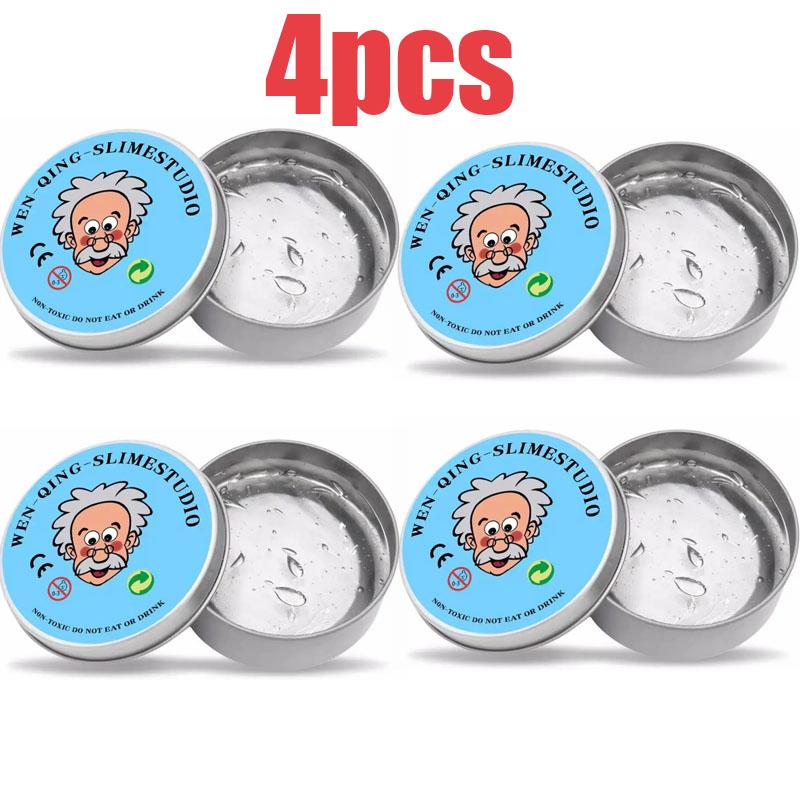 %# Reusable Putty Liquid Crystal Bouncy Slime Toy Set Kid Safe Mud Stress Relief Toys Color Clay Handmade Diy Handgum Playdough