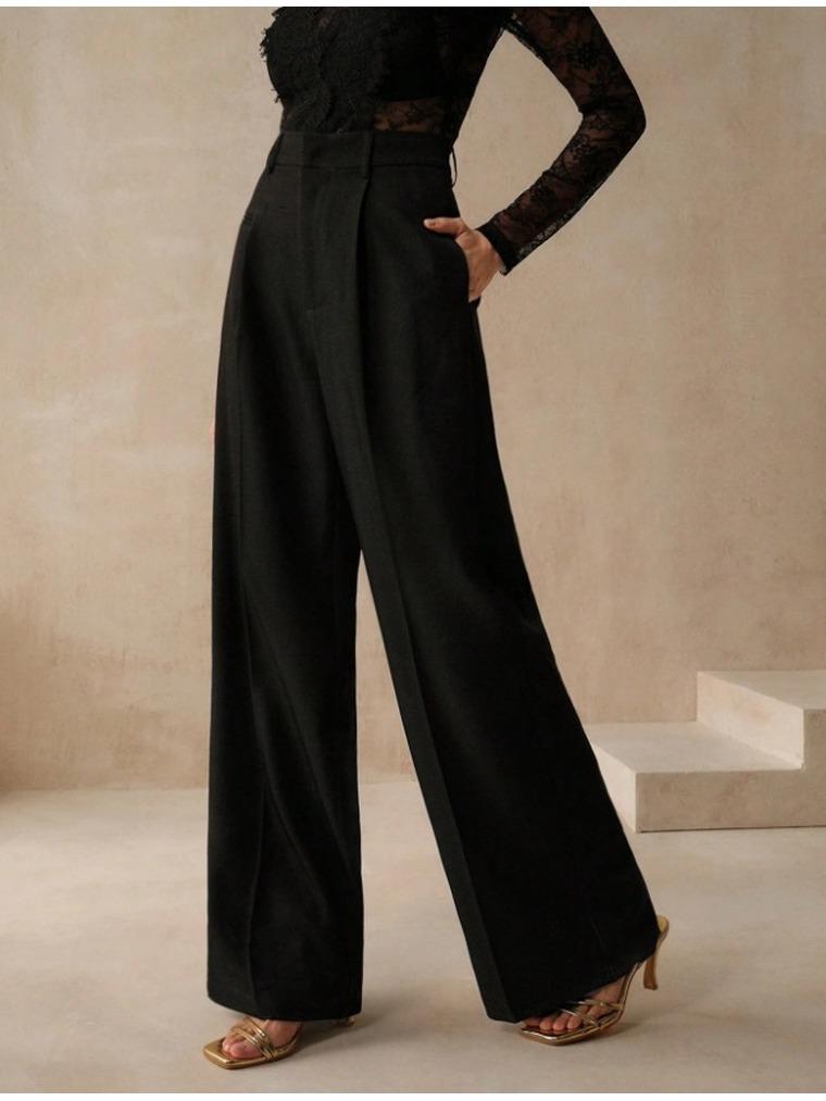 2026 New Fashion Loose Women Long Pants Autumn and Winter New Straight Mopping Drape Suit Pants Casual Commuter High Waisted Trousers