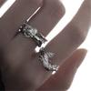 Sturdy Quality Sun and Moon Rings Stylish Sun and Moon Rings For Fashion Enthusiasts Who Love Trendy Accessories