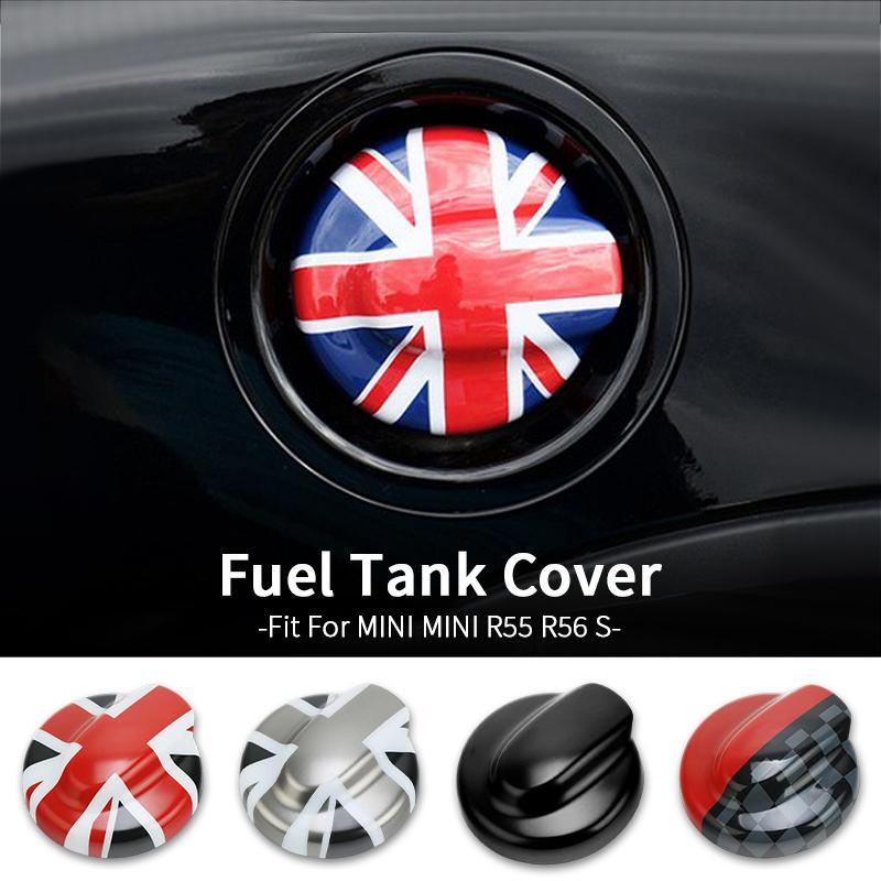 1PC Car Fuel Tank Cap Cover Sticker For Mini R55 R56 Exterior Decorative Shell For MINI Cooper S JCW Clubman Auto Accessories
