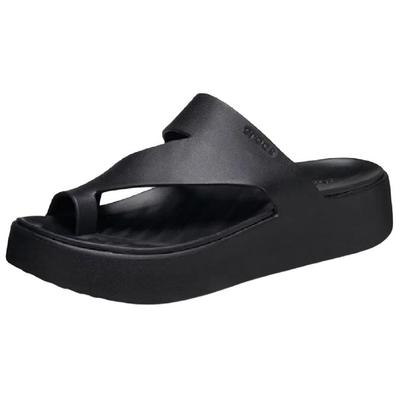 Mules à enfiler à bout ouvert EVA antidérapantes Chaussures pour femmes Noir 210834-001