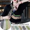 3 Yards Sequin Lace Trim Ethnic Style 5cm Width Lace Fabric Embroidery Ribbons For DIY Garments Dress Headdress Sewing Crafts